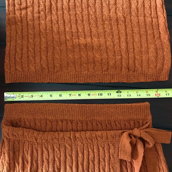 NWT Anthropologie Ribbed Knit Skirt Set - Picture 13 of 13